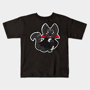 Vampire Cat Kids T-Shirt